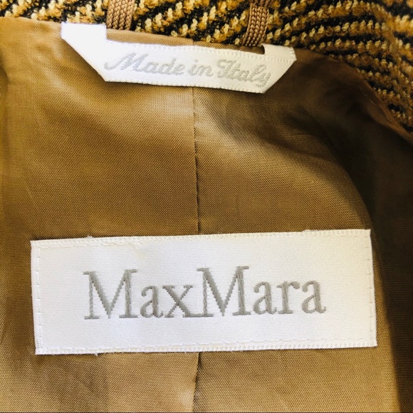 MAXMARA TWEED BLAZER WITH POCKETS MADE IN ITALY - Picture 7 of 7